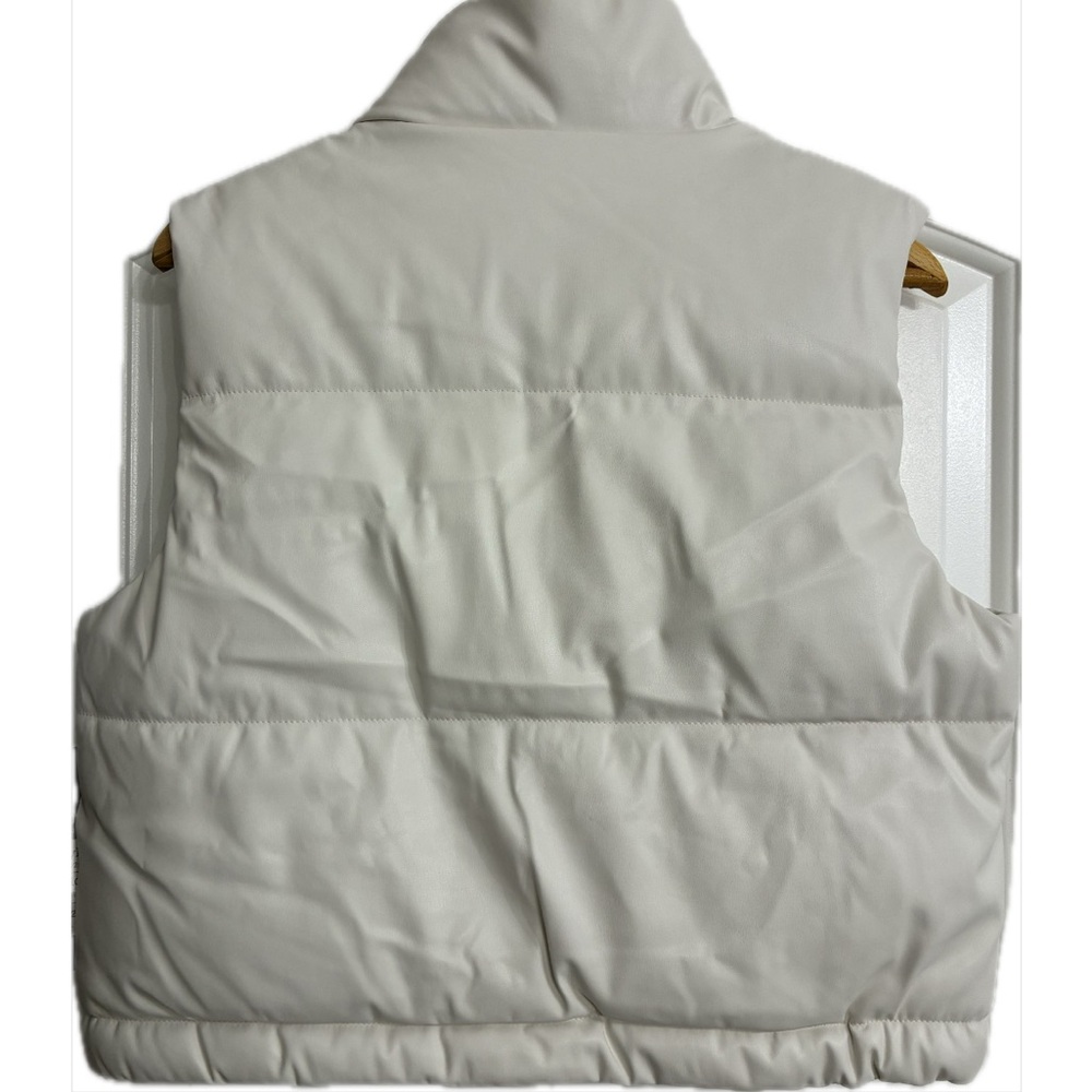 Ci Sono Women's Light Beige Puffer Vest NWT Sz L - Picture 7 of 9